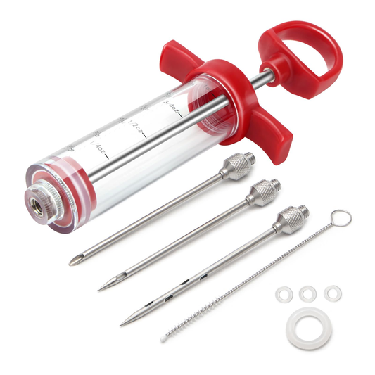 Coley Supply BBQ Outfitters Everyday Meat Injector Clear