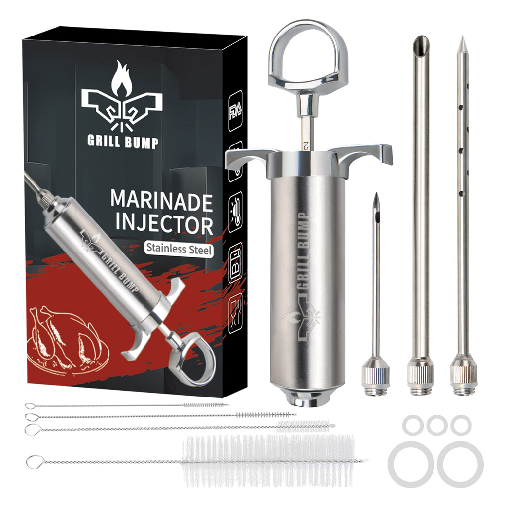 Coley Supply BBQ Outfitters Premium Meat Injector White